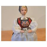 Vintage Norwegian Hardanger theme Doll