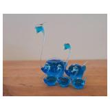 Lot of (5) Goethe Hand Blown Glass Swan Barometer / Weather Glass