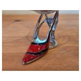 Lot of (2) High Heel Shoe theme Tea Light Candleholders