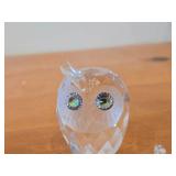 Vintage Owl theme Swarovski Crystal Figurine