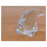Lot of (2) Polar Bear theme Clear Crystal Figurines