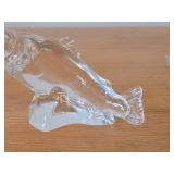 Lot of (3) Fish theme Crystal Figurines by Hadeland (Norway)