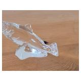 Lot of (3) Fish theme Crystal Figurines by Hadeland (Norway)