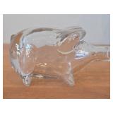 GinPig Pig theme Clear Glass Decanter