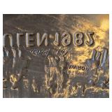 7 1/2' Christmas theme Pewter Collector's Plate by Astri Holthe (1982) (Norway)