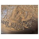 7 1/2' Christmas theme Pewter Collector's Plate by Astri Holthe (1988) (Norway)