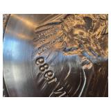7 1/2' Christmas theme Pewter Collector's Plate by Astri Holthe (1989) (Norway)