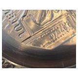 7 1/2' Christmas theme Pewter Collector's Plate by Astri Holthe (1989) (Norway)