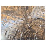 7 1/2' Christmas theme Pewter Collector's Plate by Astri Holthe (1992) (Norway)