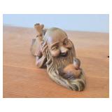Vintage Salvans Gnome The Mediator Hand Carved Wood Figurine by Anri (Italy)