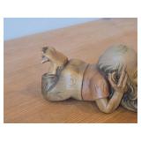 Vintage Salvans Gnome The Mediator Hand Carved Wood Figurine by Anri (Italy)