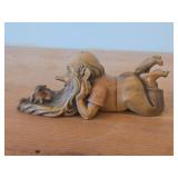 Vintage Salvans Gnome The Mediator Hand Carved Wood Figurine by Anri (Italy)