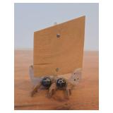 Viking Ship theme Hand Made Wood Figurine (1981)