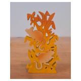 Vintage Hand Made Wood Monkey Puzzle (1980's)