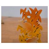 Vintage Hand Made Wood Monkey Puzzle (1980's)