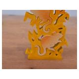 Vintage Hand Made Wood Monkey Puzzle (1980's)