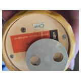 Vintage Anri Swiss Music Reuge Girl Playing Horn theme Hand Carved Handpainted Music Box