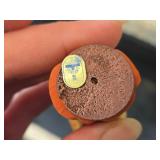 Lot of (2) Vintage Hand Carved Wooden Figurines by Anri - Girl With Harp, Girl with Goose