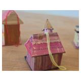 Lot of (6) Vintage Reed Trinket Box Houses