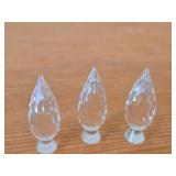 Lot of (2) Poplar Tree Figurines by Swarovski