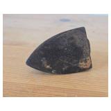 Vintage Cast Iron Miniature Sad Swan 3'x2', Etched Brass Bell from 1950's Bells of Soma from India 2-1/2' tall