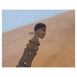 Hand Carved Wooden Candle Stand - Tratak Stand - Made in India