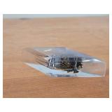 Real Cicada Specimen Preserved in Clear Resin in the Shape of a Diamond
