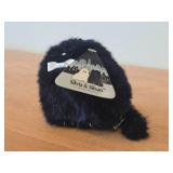 Vintage 1980 Dakin Silvia & Silvan Black Plush Cat - Chubby Kitty