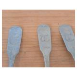 Lot of (3) 89-grams (total) Brazil Silver Spoons