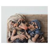 Vintage Scandinavian Troll theme Welkommen Wall Plaque by Paul Bonner© Bebe® (Norway)