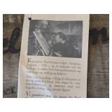 Vintage Scandinavian Troll theme Welkommen Wall Plaque by Paul Bonner© Bebe® (Norway)