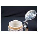 Collectible Tankards with Pewter Lids - Morning Retreat, 10-Point Buck Collector Tankard & 2 German Handcrafted Steins (Lot of 4) Collectible Tankards with Pewter Lids - Morning Retreat, 10-Point Buck Collector Tankard & 2 German Handcrafted Steins (Lot of 4)