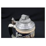 Collectible Tankards with Pewter Lids - Morning Retreat, 10-Point Buck Collector Tankard & 2 German Handcrafted Steins (Lot of 4) Collectible Tankards with Pewter Lids - Morning Retreat, 10-Point Buck Collector Tankard & 2 German Handcrafted Steins (Lot of 4)