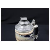 Collectible Tankards with Pewter Lids - Morning Retreat, 10-Point Buck Collector Tankard & 2 German Handcrafted Steins (Lot of 4) Collectible Tankards with Pewter Lids - Morning Retreat, 10-Point Buck Collector Tankard & 2 German Handcrafted Steins (Lot of 4)