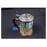 Collectible Tankards with Pewter Lids - Morning Retreat, 10-Point Buck Collector Tankard & 2 German Handcrafted Steins (Lot of 4) Collectible Tankards with Pewter Lids - Morning Retreat, 10-Point Buck Collector Tankard & 2 German Handcrafted Steins (Lot of 4)