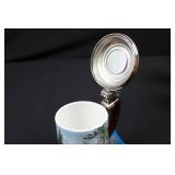 Collectible Tankards with Pewter Lids - Morning Retreat, 10-Point Buck Collector Tankard & 2 German Handcrafted Steins (Lot of 4) Collectible Tankards with Pewter Lids - Morning Retreat, 10-Point Buck Collector Tankard & 2 German Handcrafted Steins (Lot of 4)