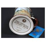 Collectible Tankards with Pewter Lids - Morning Retreat, 10-Point Buck Collector Tankard & 2 German Handcrafted Steins (Lot of 4) Collectible Tankards with Pewter Lids - Morning Retreat, 10-Point Buck Collector Tankard & 2 German Handcrafted Steins (Lot of 4)