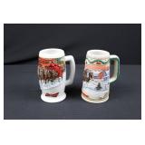 Anheuser-Busch Budweiser Stein Set - American Homestead 1996 & 2006 (Lot of 2) Anheuser-Busch Budweiser Stein Set - American Homestead 1996 & 2006 (Lot of 2)