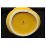 Teleflora Yellow Duck Vase - Decor Gift Figurine with Hollow Body Teleflora Yellow Duck Vase - Decor Gift Figurine with Hollow Body