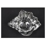 NOA Crystal Glass Petal Edge Compote Dish - Clear Centerpiece NOA Crystal Glass Petal Edge Compote Dish - Clear Centerpiece