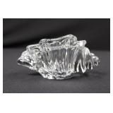 NOA Crystal Glass Petal Edge Compote Dish - Clear Centerpiece NOA Crystal Glass Petal Edge Compote Dish - Clear Centerpiece