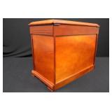 Wood Jewelry Armoire with Mirror - 2 Doors, Velvet Interior, Multiple Drawers Wood Jewelry Armoire with Mirror - 2 Doors, Velvet Interior, Multiple Drawers