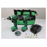 Hitachi DS10DFL2 & WH10DFL2 10.8V Cordless Drills (Lot of 2) Hitachi DS10DFL2 & WH10DFL2 10.8V Cordless Drills (Lot of 2)