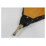 Bellows - Handheld Leather-Wrapped Wooden Body with Brass Nozzle Bellows - Handheld Leather-Wrapped Wooden Body with Brass Nozzle