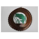 Copper Nested Round Wall Plaques - Animal Silhouettes (Lot of 2) Copper Nested Round Wall Plaques - Animal Silhouettes (Lot of 2)