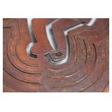 Copper Nested Round Wall Plaques - Animal Silhouettes (Lot of 2) Copper Nested Round Wall Plaques - Animal Silhouettes (Lot of 2)