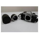 Nikon FG 35mm Camera Body with Pentax-K Lens (Made in Japan) Nikon FG 35mm Camera Body with Pentax-K Lens (Made in Japan)