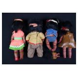 Dolls - Native American Style Beaded Fringe (Lot of 5) Dolls - Native American Style Beaded Fringe (Lot of 5)