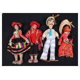 Mexican Folk Art Marionette Puppets - Puerto Vallarta (Lot of 4) Mexican Folk Art Marionette Puppets - Puerto Vallarta (Lot of 4)