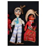Mexican Folk Art Marionette Puppets - Puerto Vallarta (Lot of 4) Mexican Folk Art Marionette Puppets - Puerto Vallarta (Lot of 4)